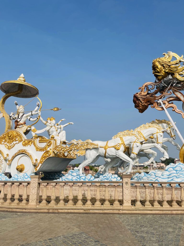 Mahakaleshwar Temple_A visual depiction of a scene from The Battle Of Mahabharata